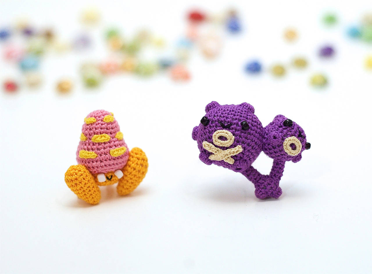 Weezing and Parasect by TheBittiestBaubles