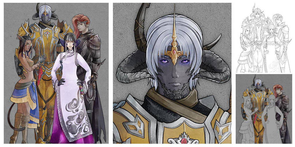 Final Fantasy XIV Quatuor by Milee-Design