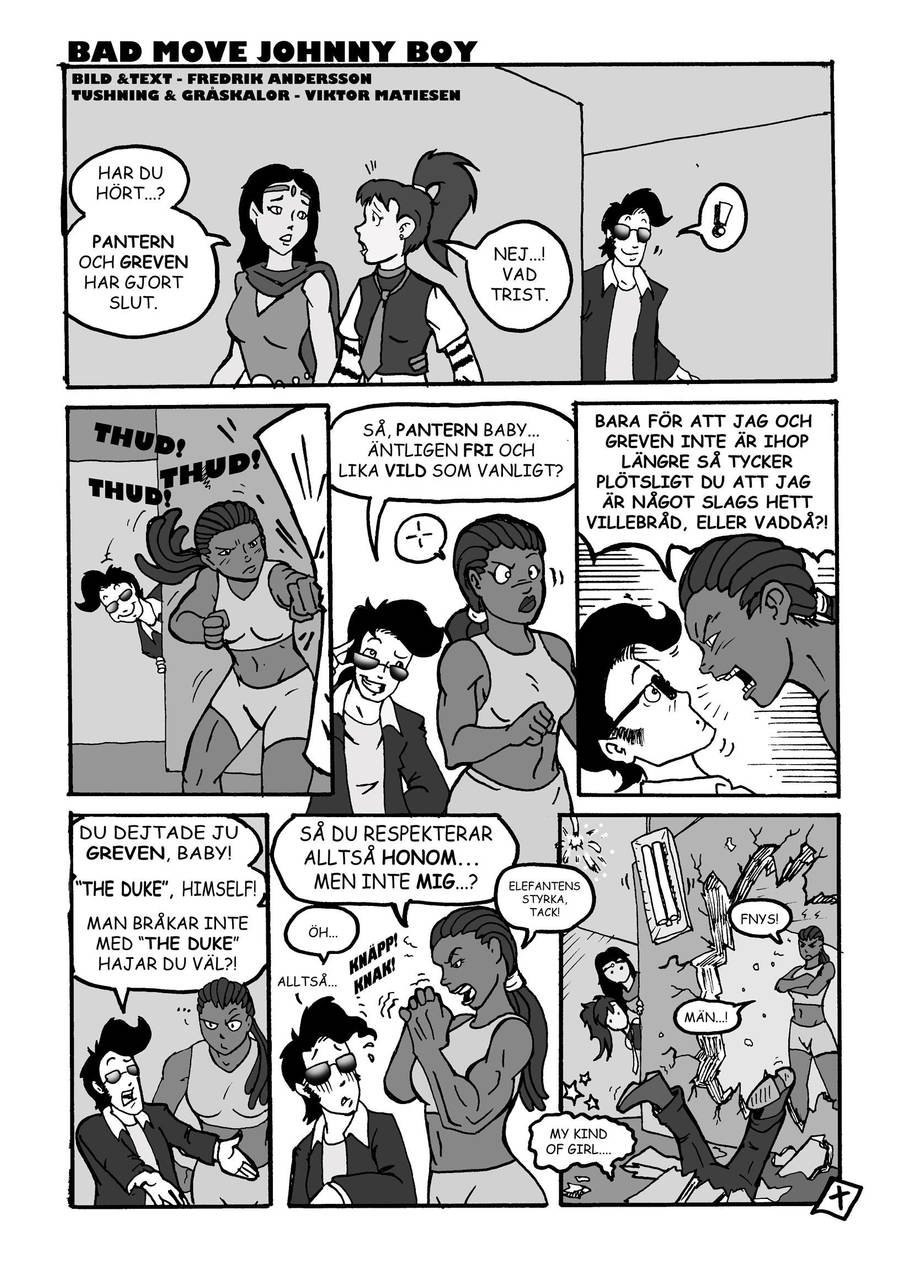 Comic Ink Page by ViktorMatiesen