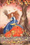Feary Witch and Broomstick by JoannaBromley