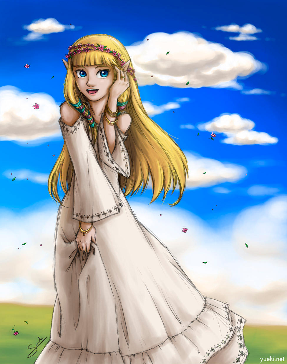TLoZ:SS - Spring Air by yueki