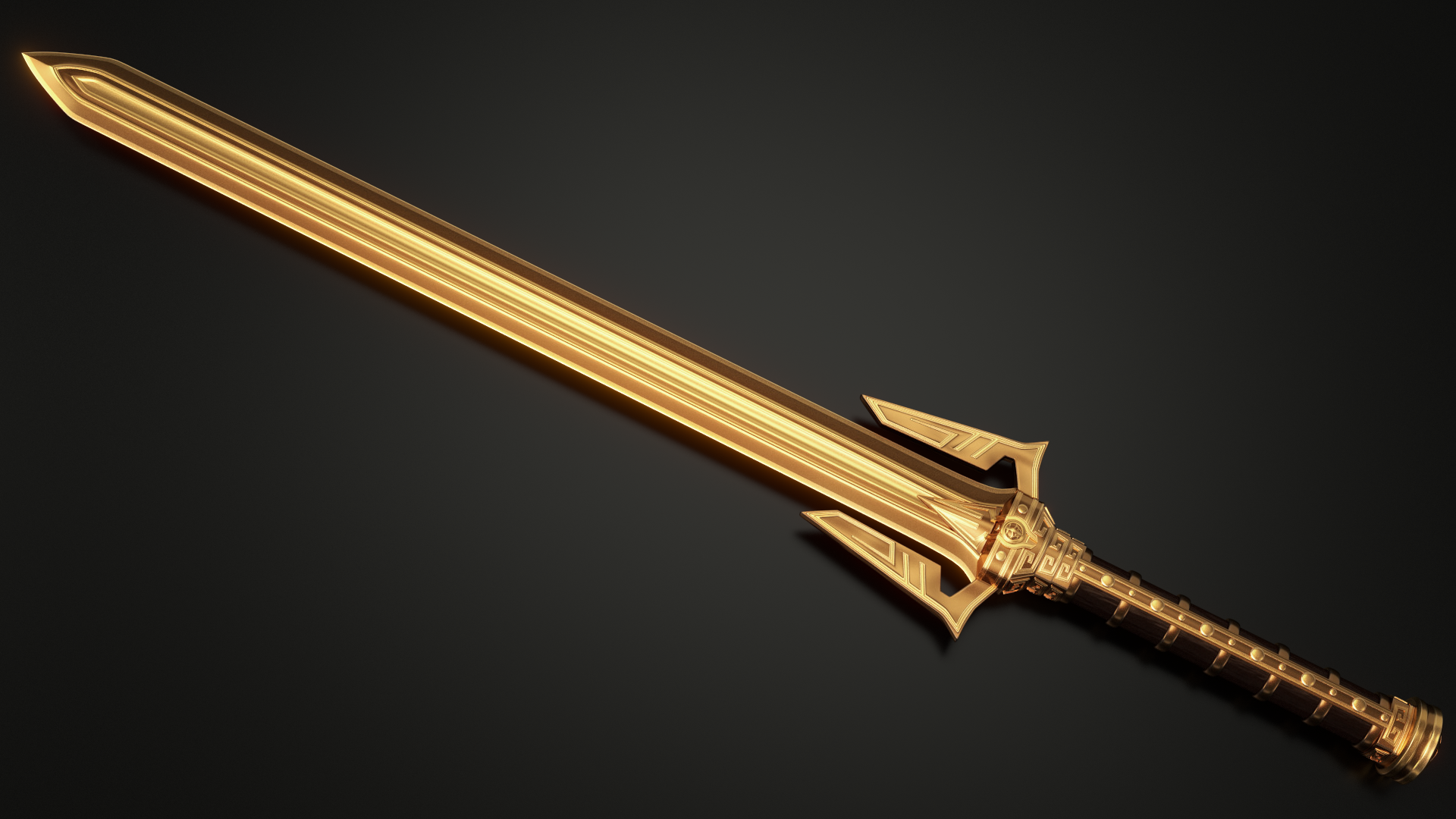 Dwemer Sword Epee Dwemer TES Skyrim Version By Etrelley On DeviantArt