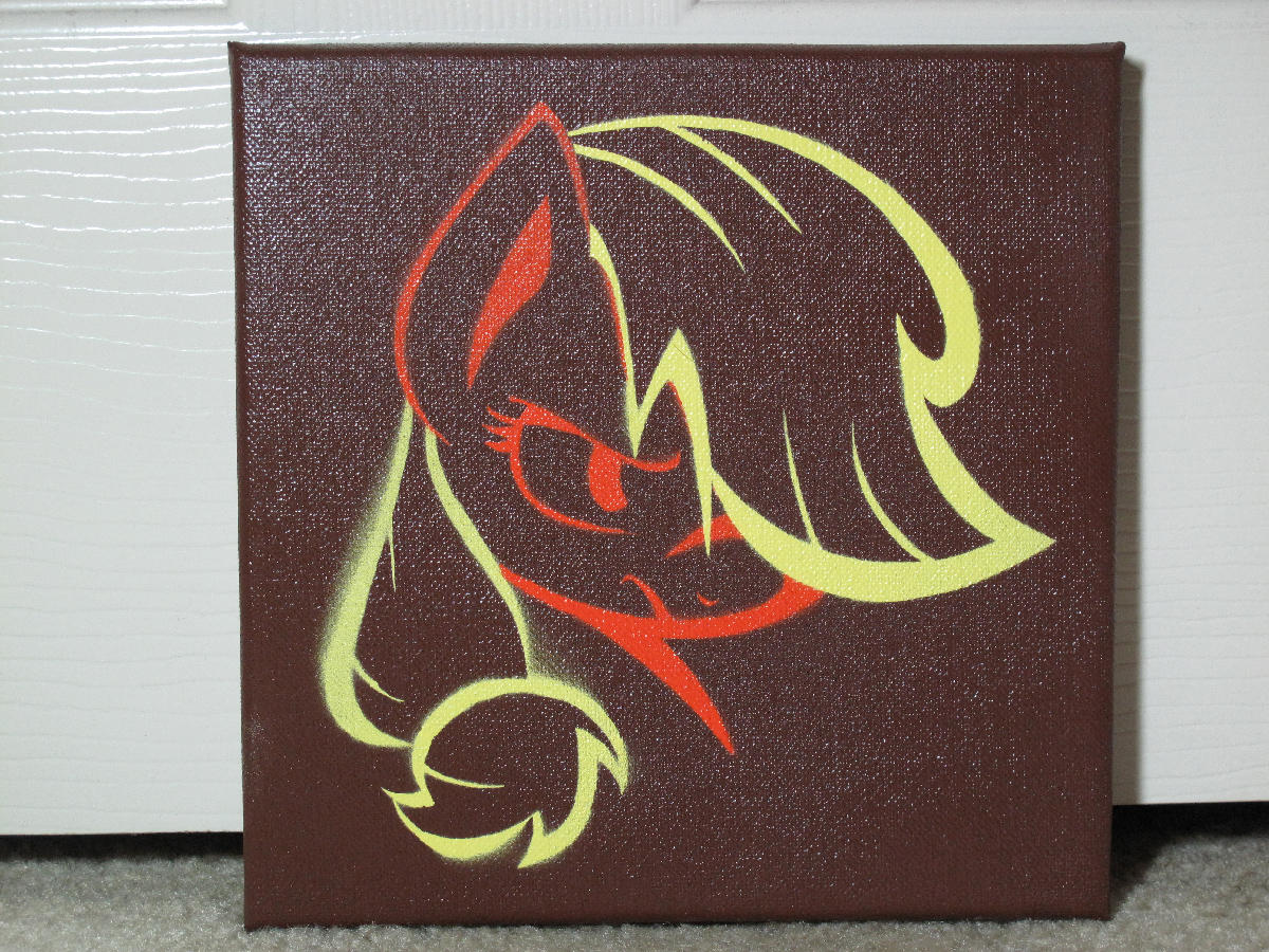 Applejack Stencil Painting by brycehebert
