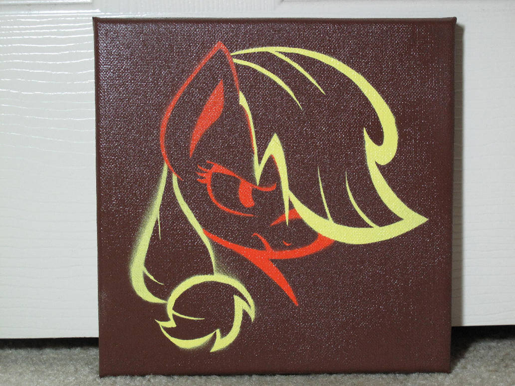 Applejack Stencil Painting by brycehebert