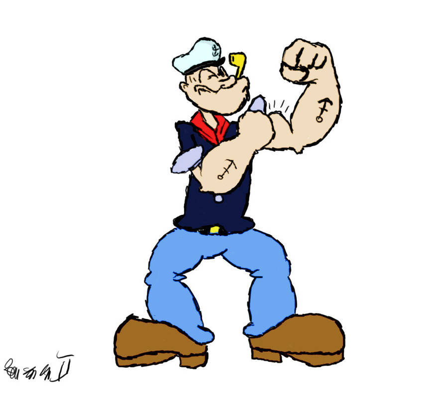 Popeye the Sailor Man by shawnguku