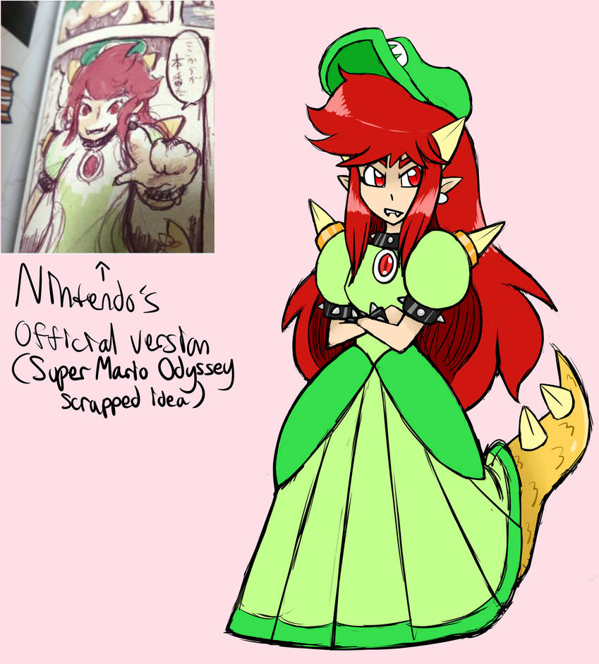 Nintendo's Bowser and Peach fusion fanart by RadioDemonDust on DeviantArt
