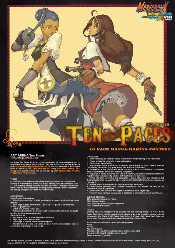 M3con Art Arena Ten Paces by mangaholix