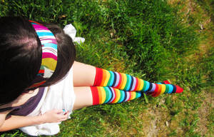 Rainbow Socks IX by zech80