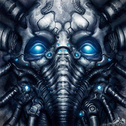 BioMech-Helmet by noistromo