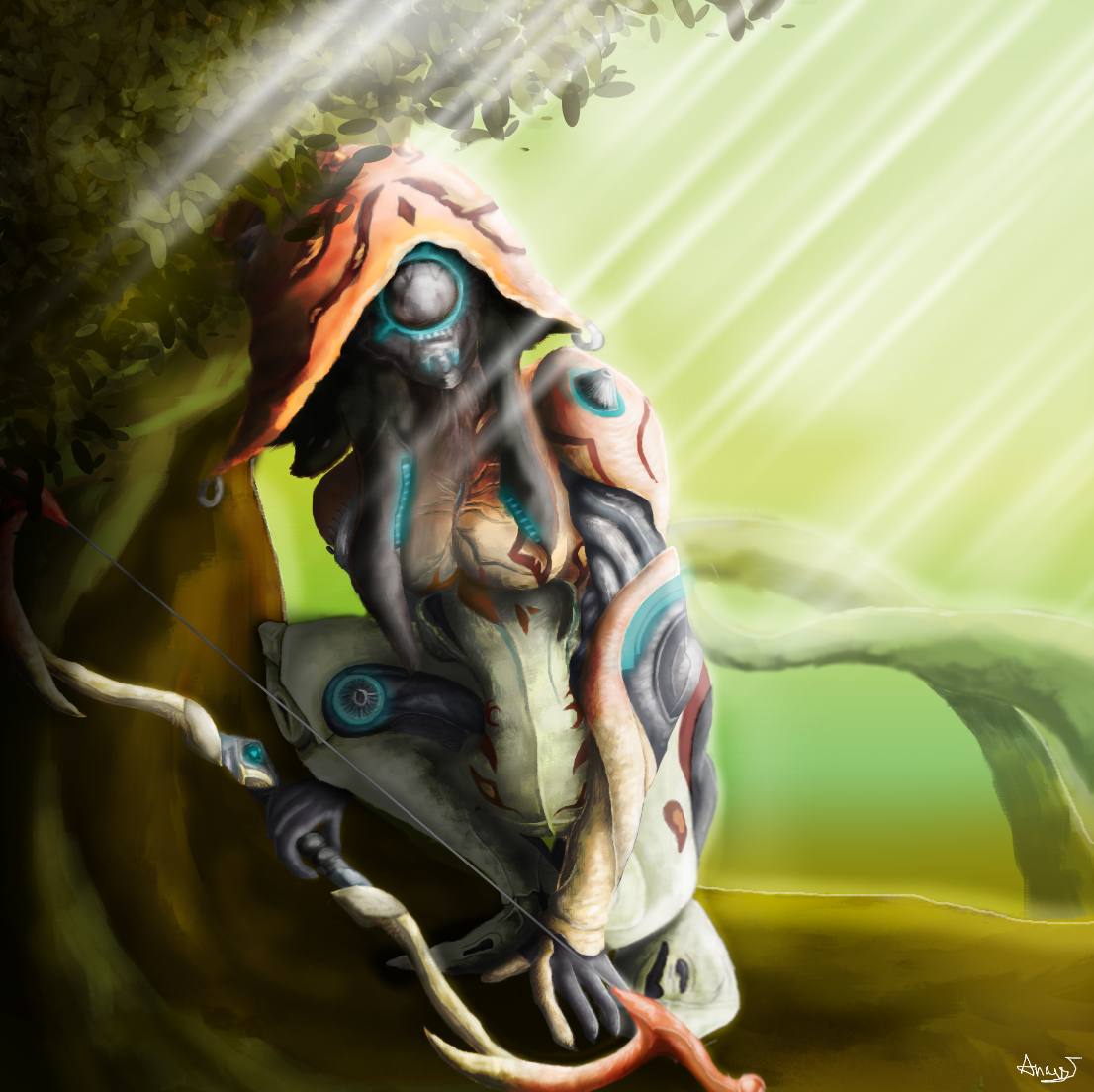 Warframe - Familiar Rays by Anavi-Ivy