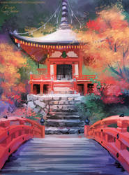 Daigo-ji Temple by Pegaite