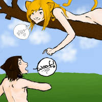 Cat and Dog by candied-requiem