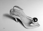 Self Portrait w Favourite Shoe by IleanaHunter