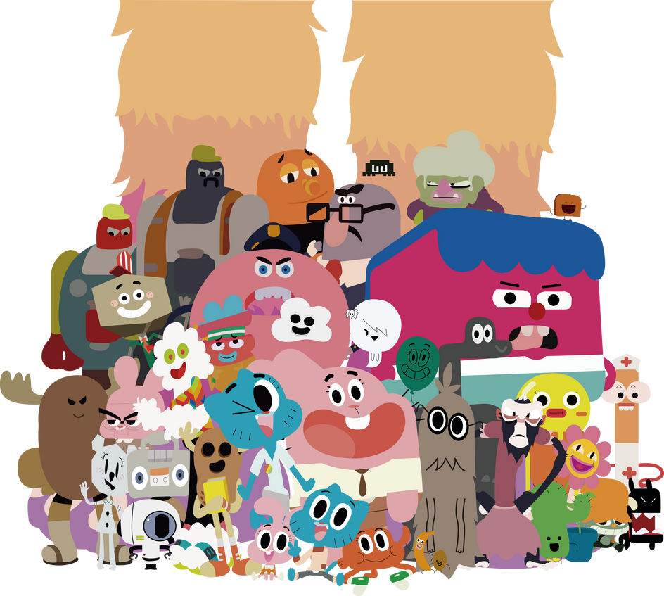 The Amazing World of Gumball - Elmore people by XxmorwullxX on DeviantArt