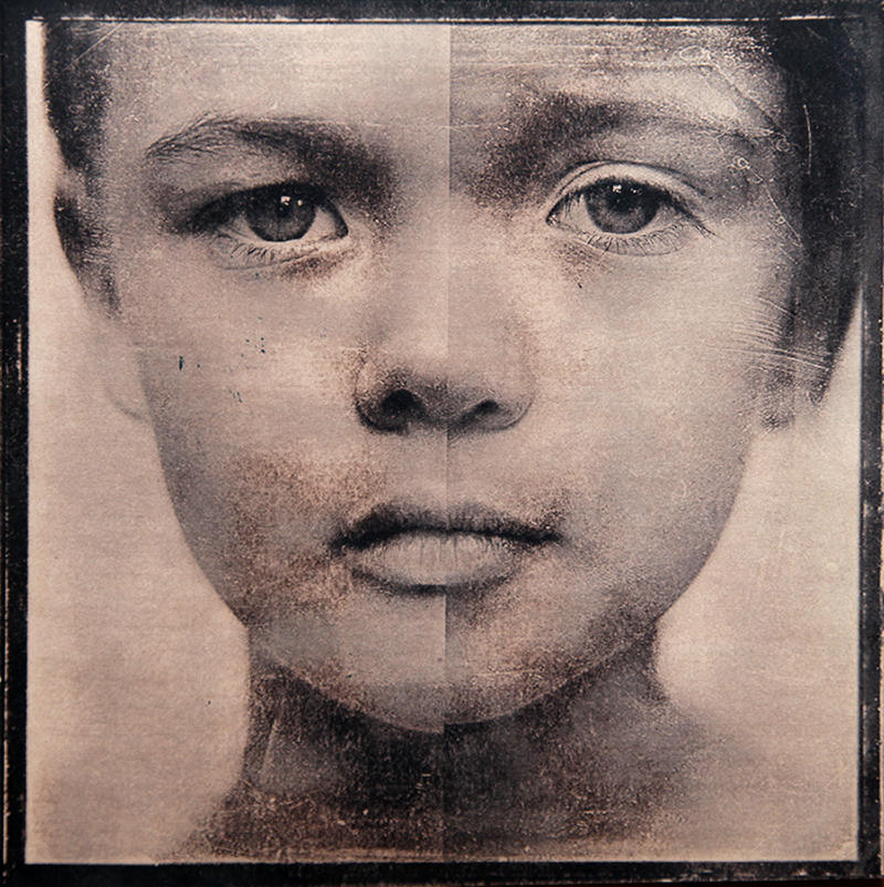 Two Sisters cyanotype diptych by rawimage