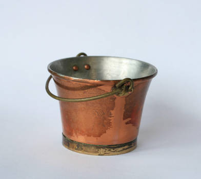 metal bucket handle down by doko-stock