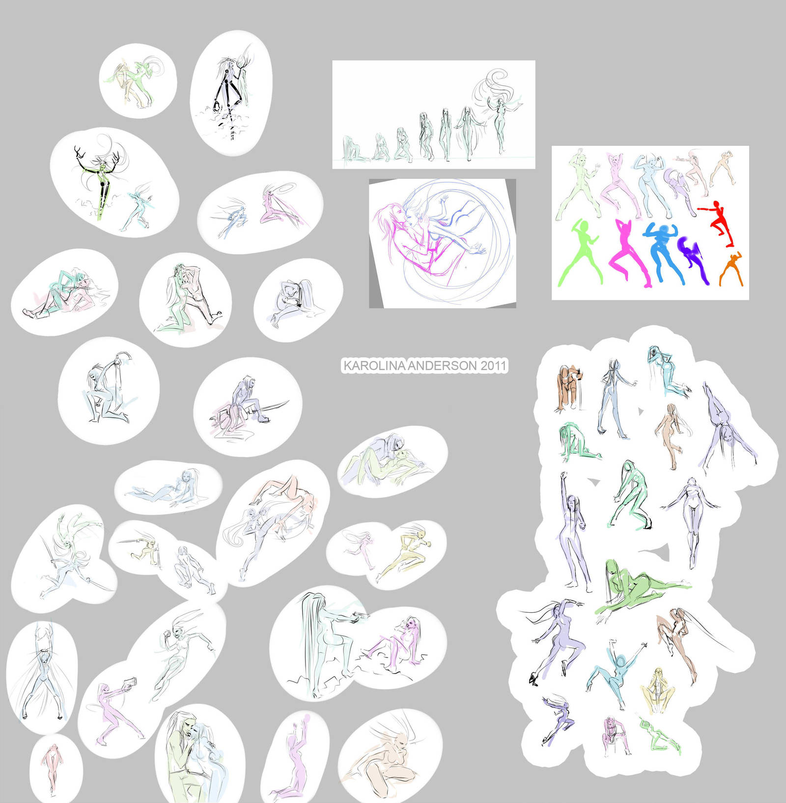 54 poses.. by karincoma