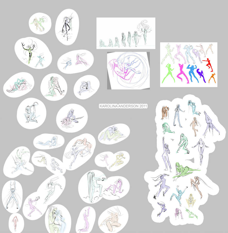 54 poses.. by karincoma