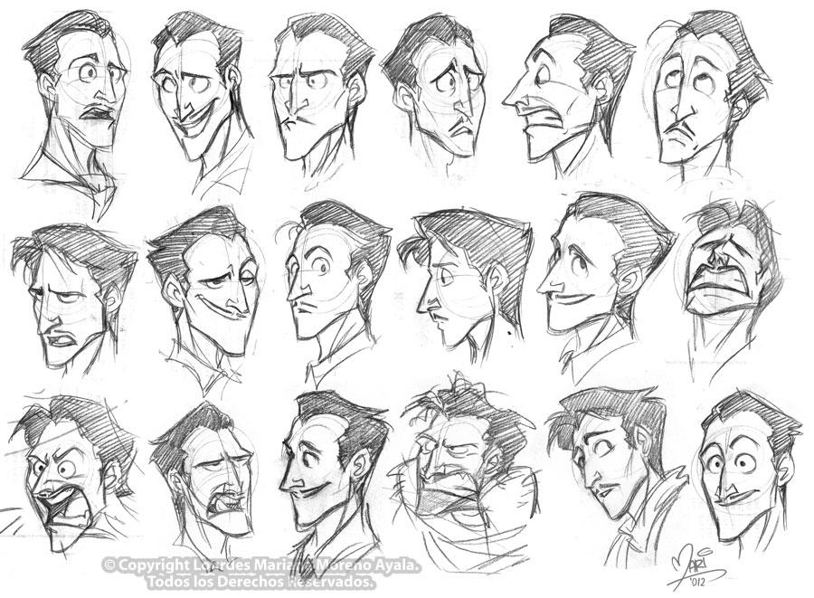 Anthony Marshall's Expressions Study by marimoreno