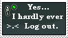 The Log-out Stamp by Busiris