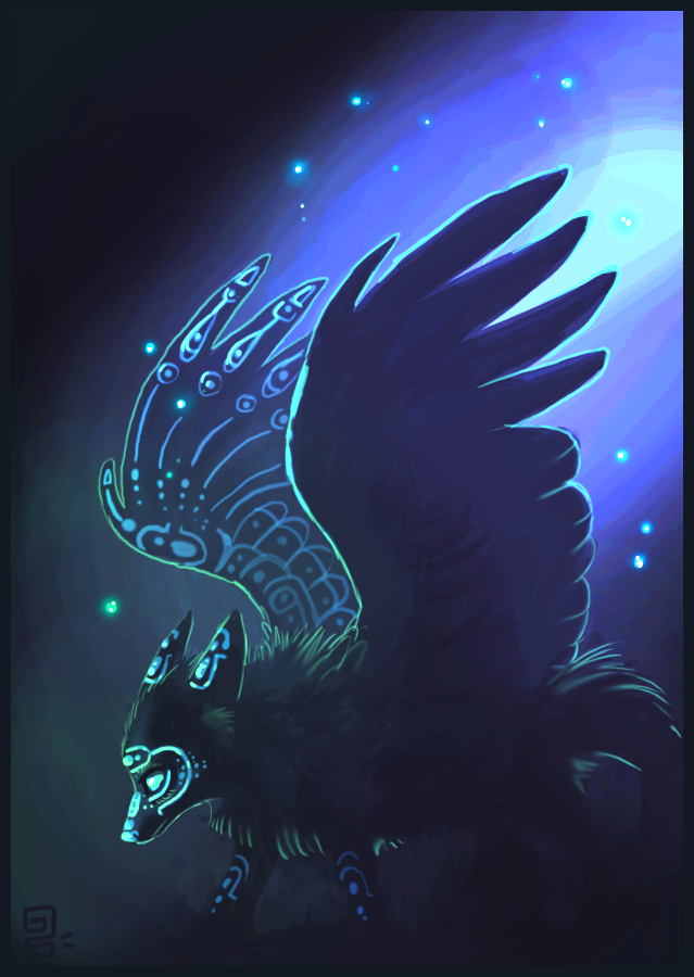 Winged spirit by griffsnuff