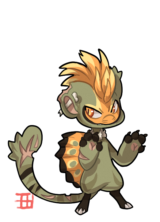 #1113 Bagbean - Sprout - Spinosaurus by griffsnuff