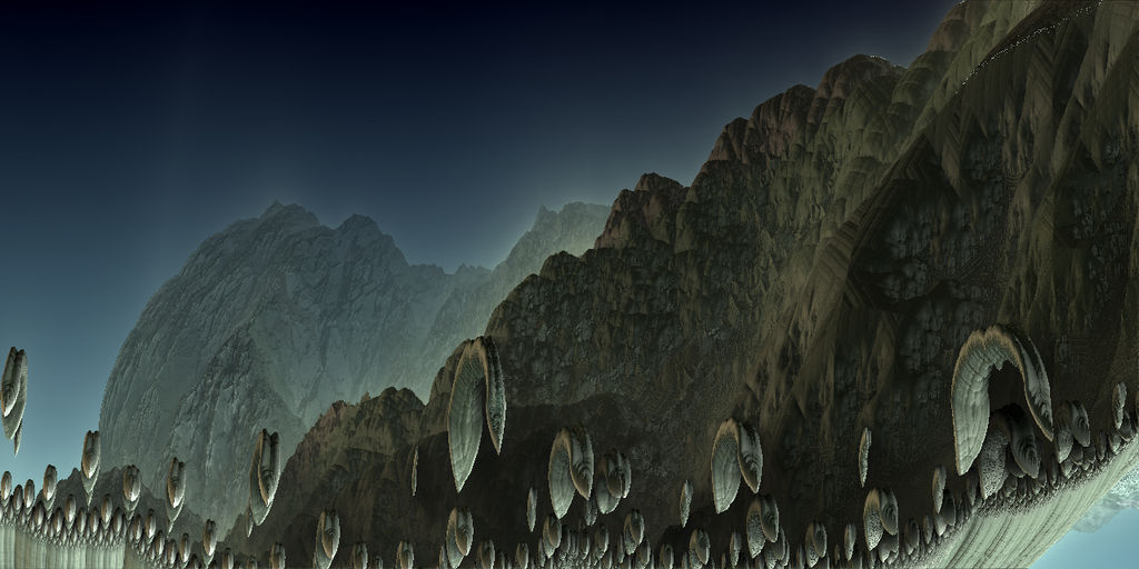 The Fractal Hills by Jakeukalane