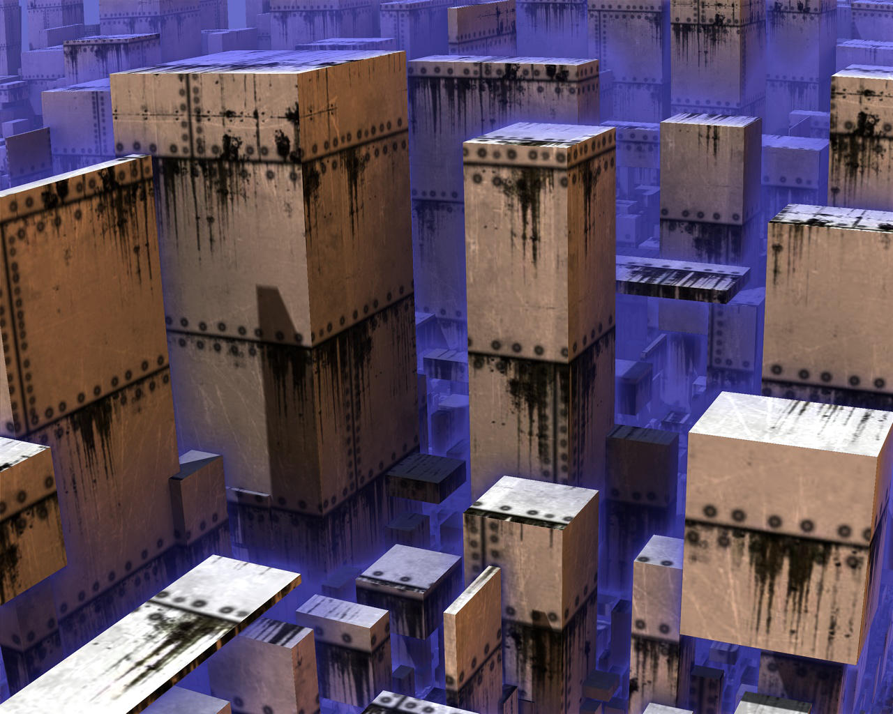 The Fractal City in modern times II by Jakeukalane