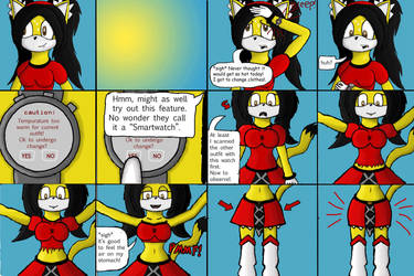 Honey's Outfit Transistion part 1 by The-Rozothian-Fox
