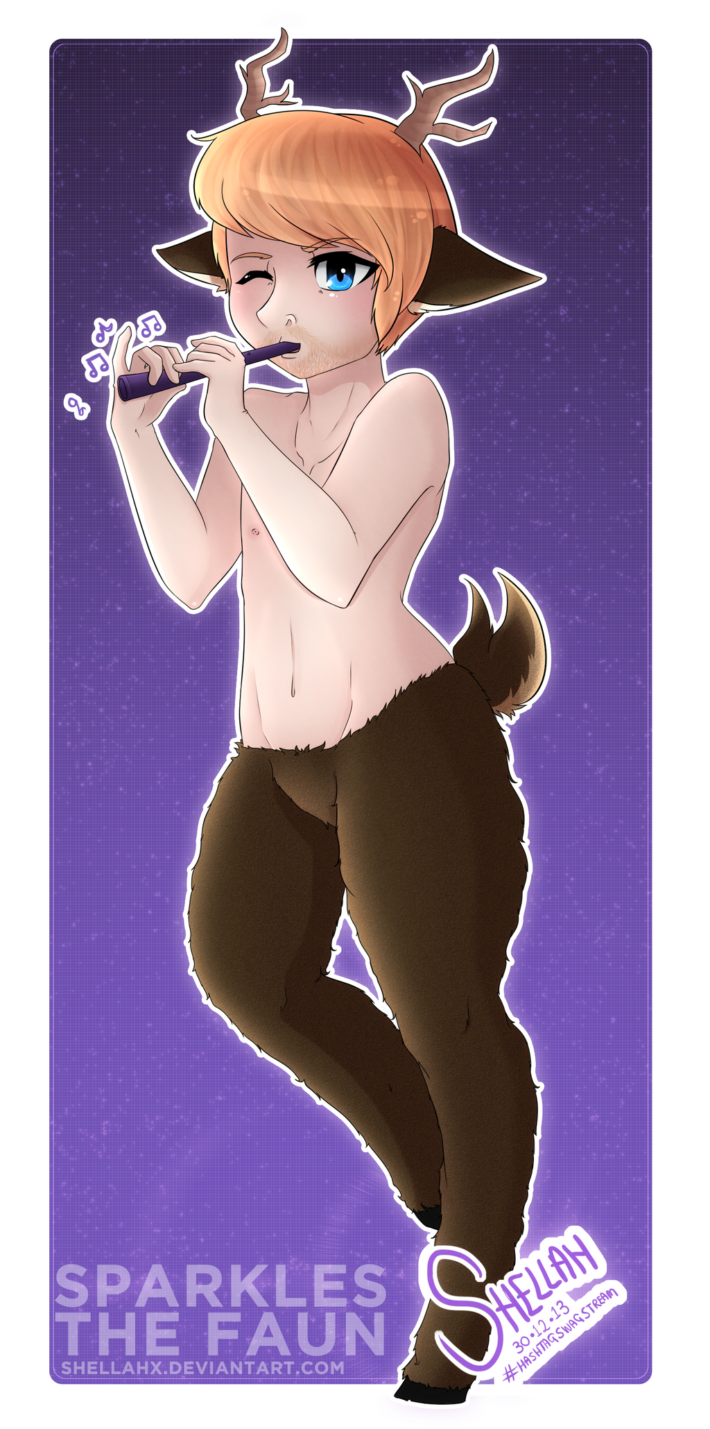 Sparkles the Faun by Shellahx