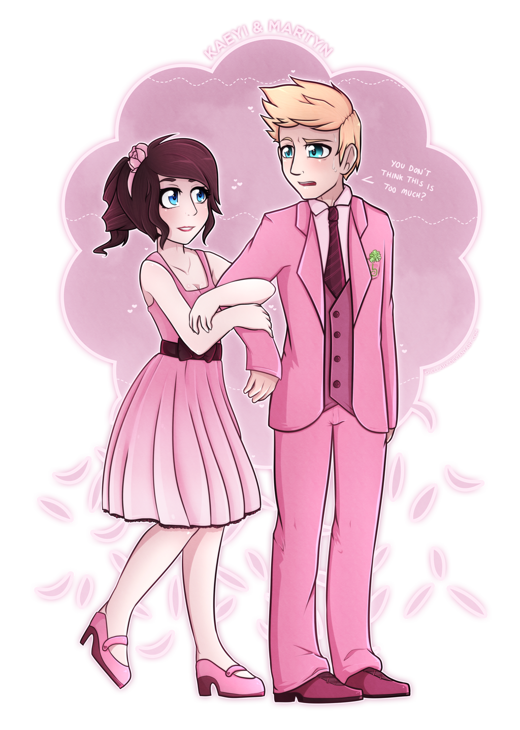 Kaeyi + Martyn Love Pink by Shellahx