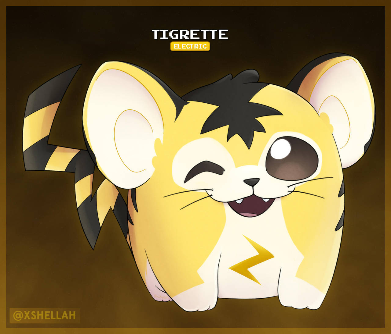 Tigrette - Pokemon Gold (Demo) Pokemon by Shellahx