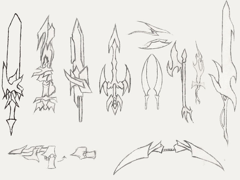 Concept Fantasy Weapons Set 01 by the14thgod