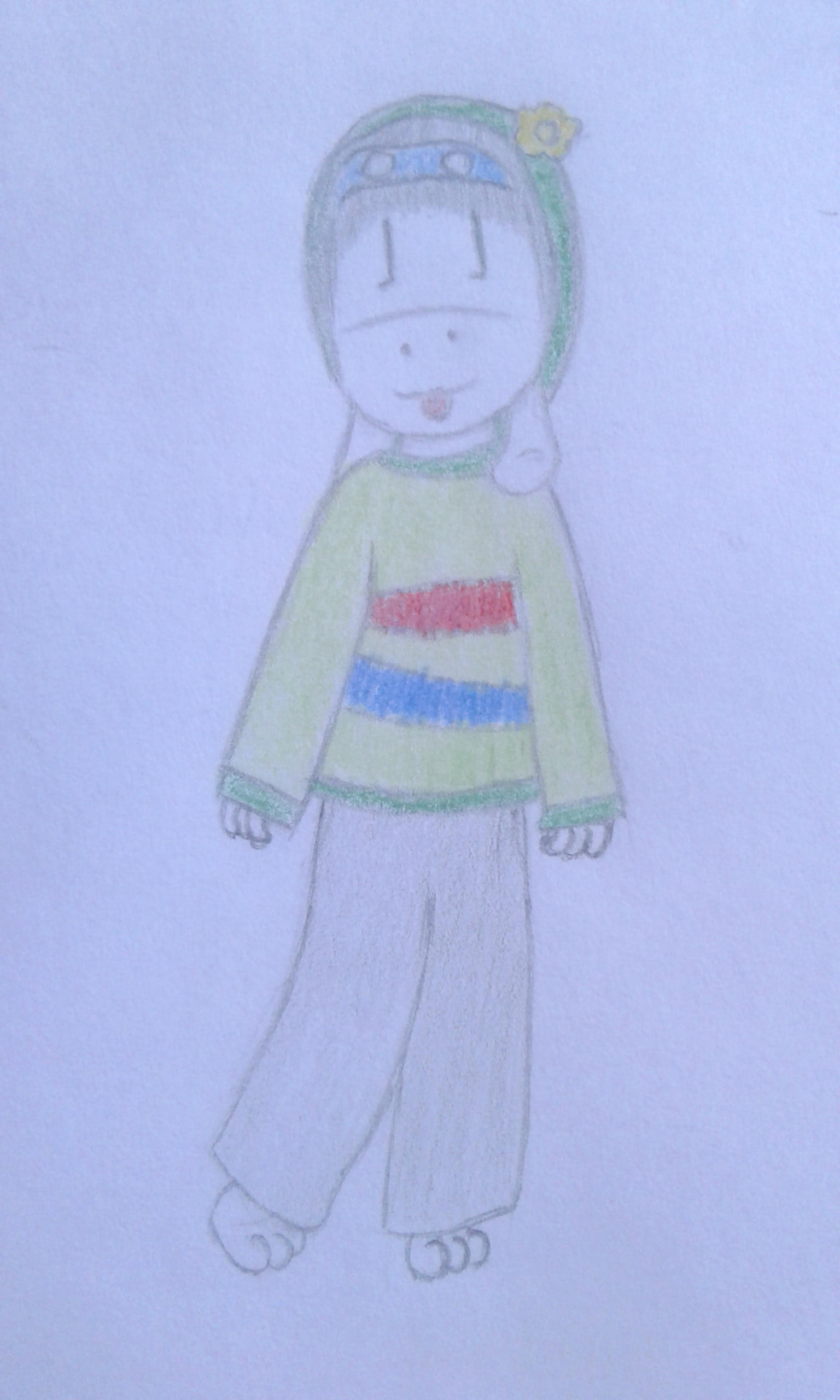 another drawing of my oc by WilkerS1