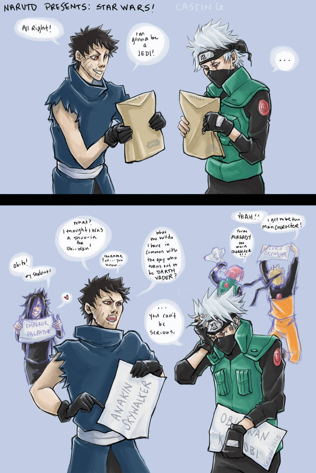 Naruto Presents: Star Wars by kaseyu on DeviantArt