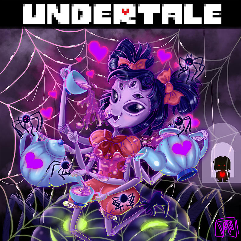 Muffet UNDERTALE by madebyloop