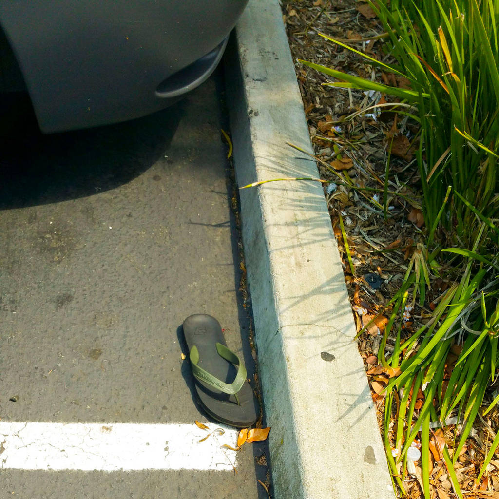 Green Flip Flop El Cerrito 8/20/2016 by squirrelbrained