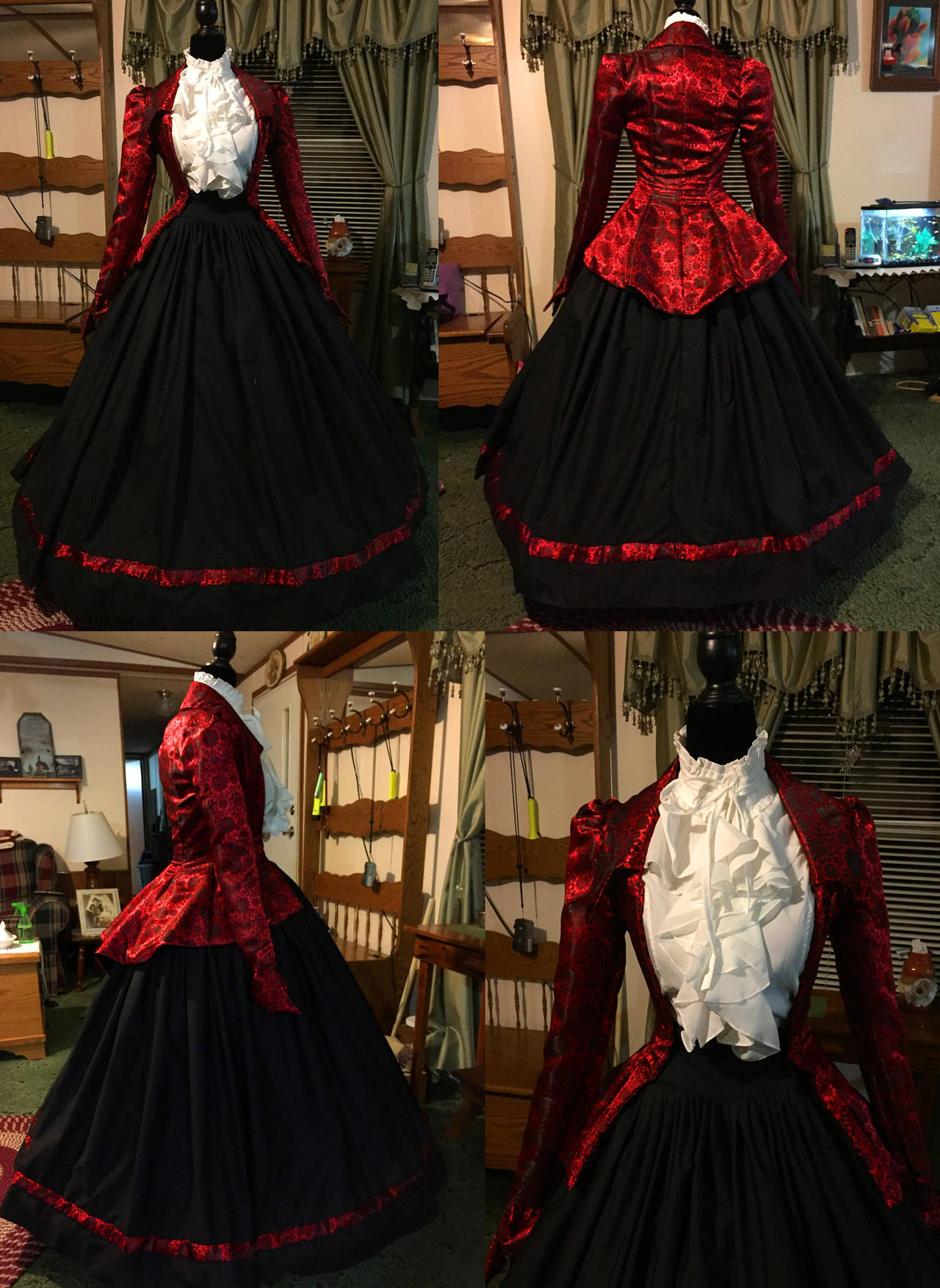 Civil War Day Gown by Thy-Darkest-Hour