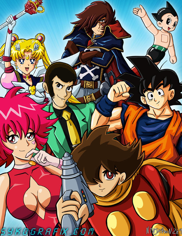ANIME JUSTICE LEAGUE RETURNS by ninjatron