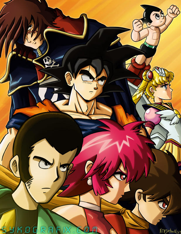 ANIME JUSTICE LEAGUE: SERIOUS by ninjatron