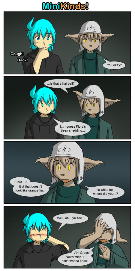 MiniKinds - Hairball by Twokinds