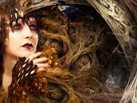 The Goddess Morrigan by wintersmagic