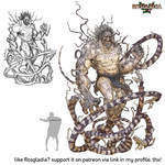 Rosgladia: Snake legged giant 1 by Wen-M