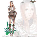 Rosgladia: Dina colored by Wen-M