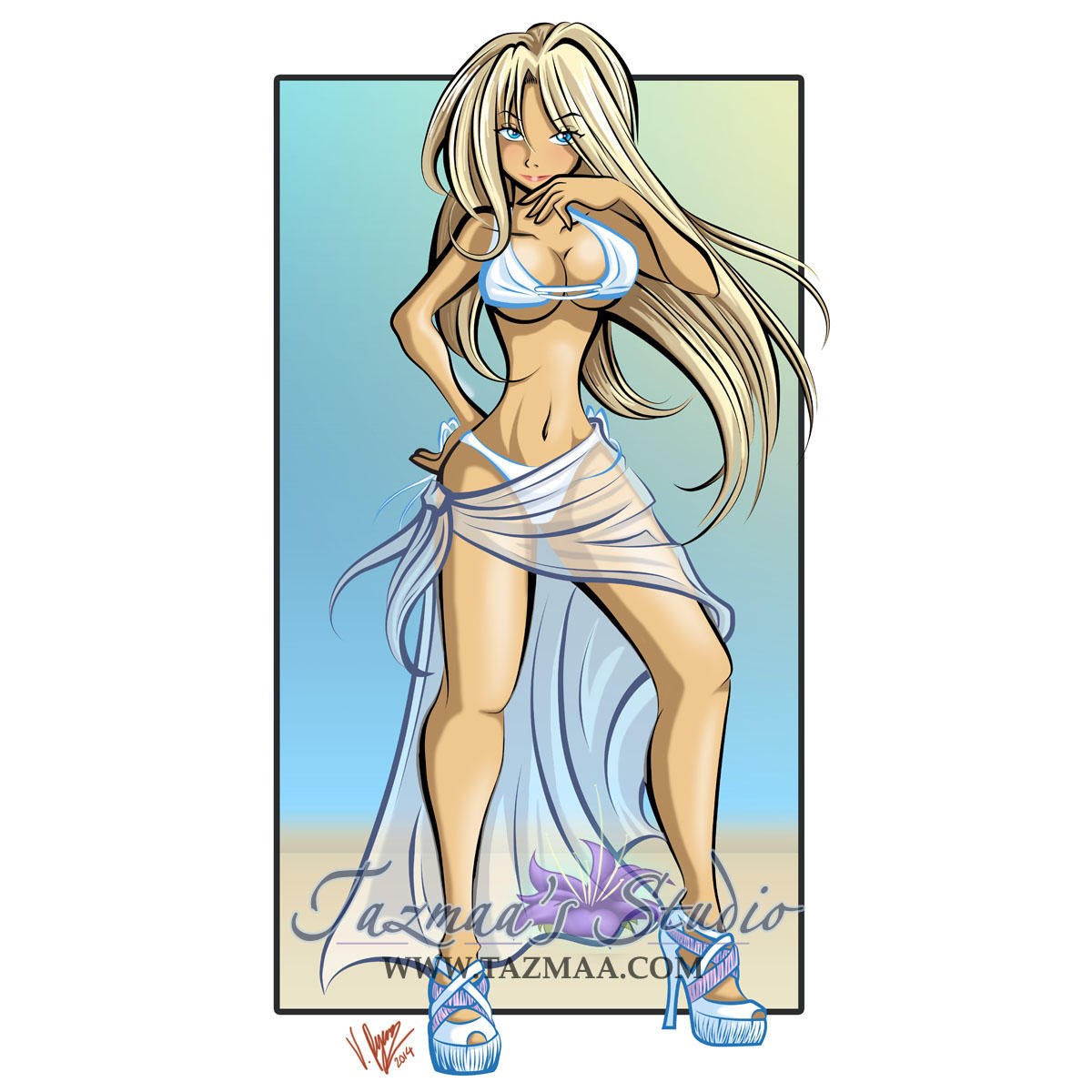 Anime Style Commission in Onepiece Style by Tazmaa