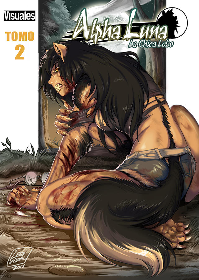 Alpha Luna Volume 2 (TPB) Cover/ Portada by alfaluna