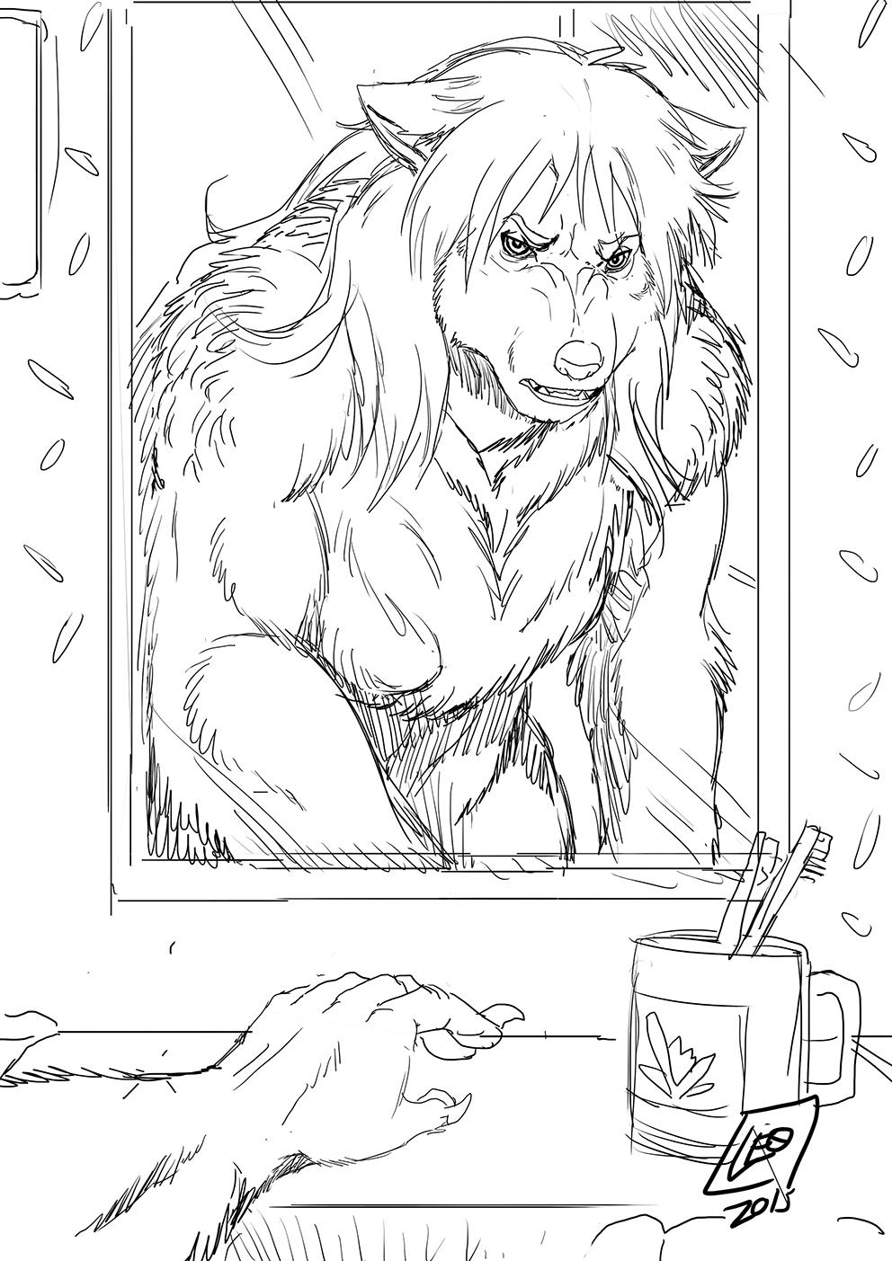 The Lycanthrope Club: Book II Teaser art by alfaluna
