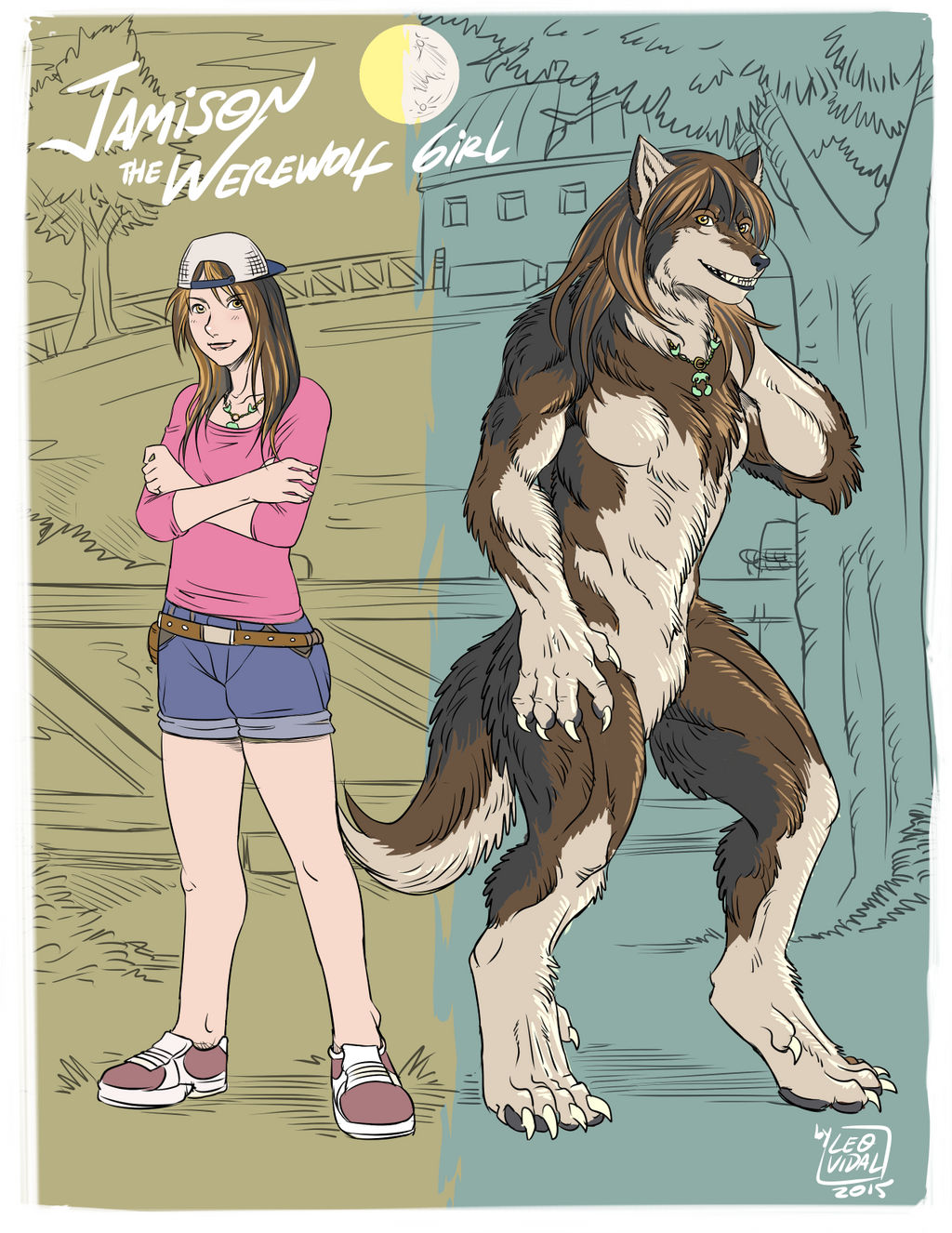 Jamison the Werewolf Girl by alfaluna