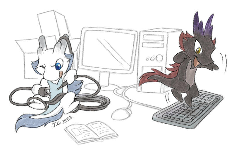 DragonBros' hard works by J-C