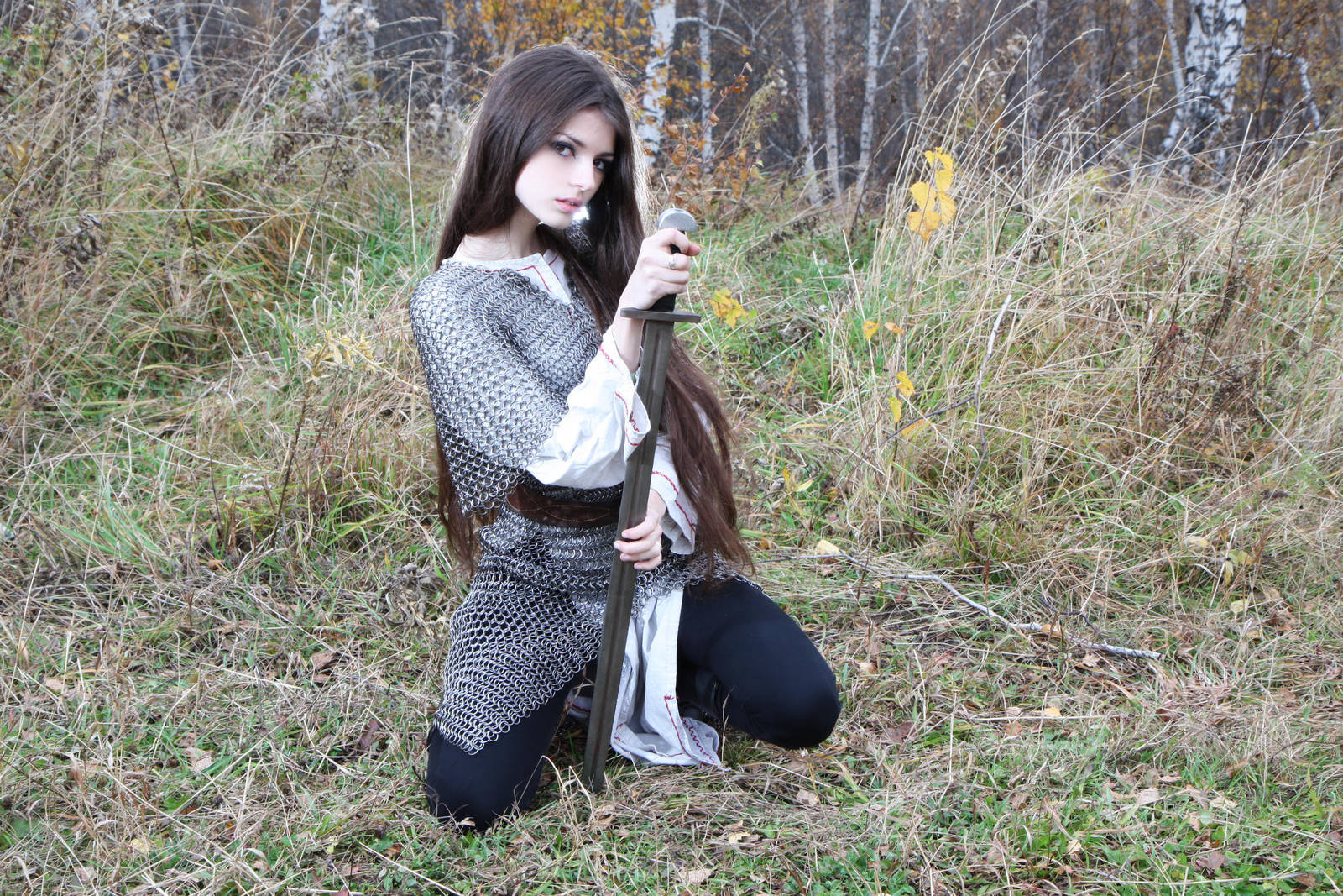 Overlit: Knight maiden stock by LetzteSchatten-stock